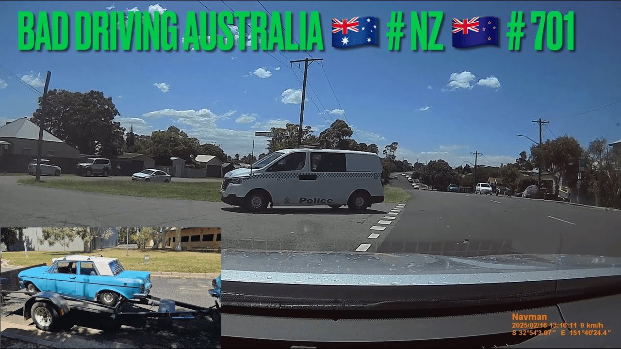 BAD DRIVING AUSTRALIA & NZ # 701...Thats Twice