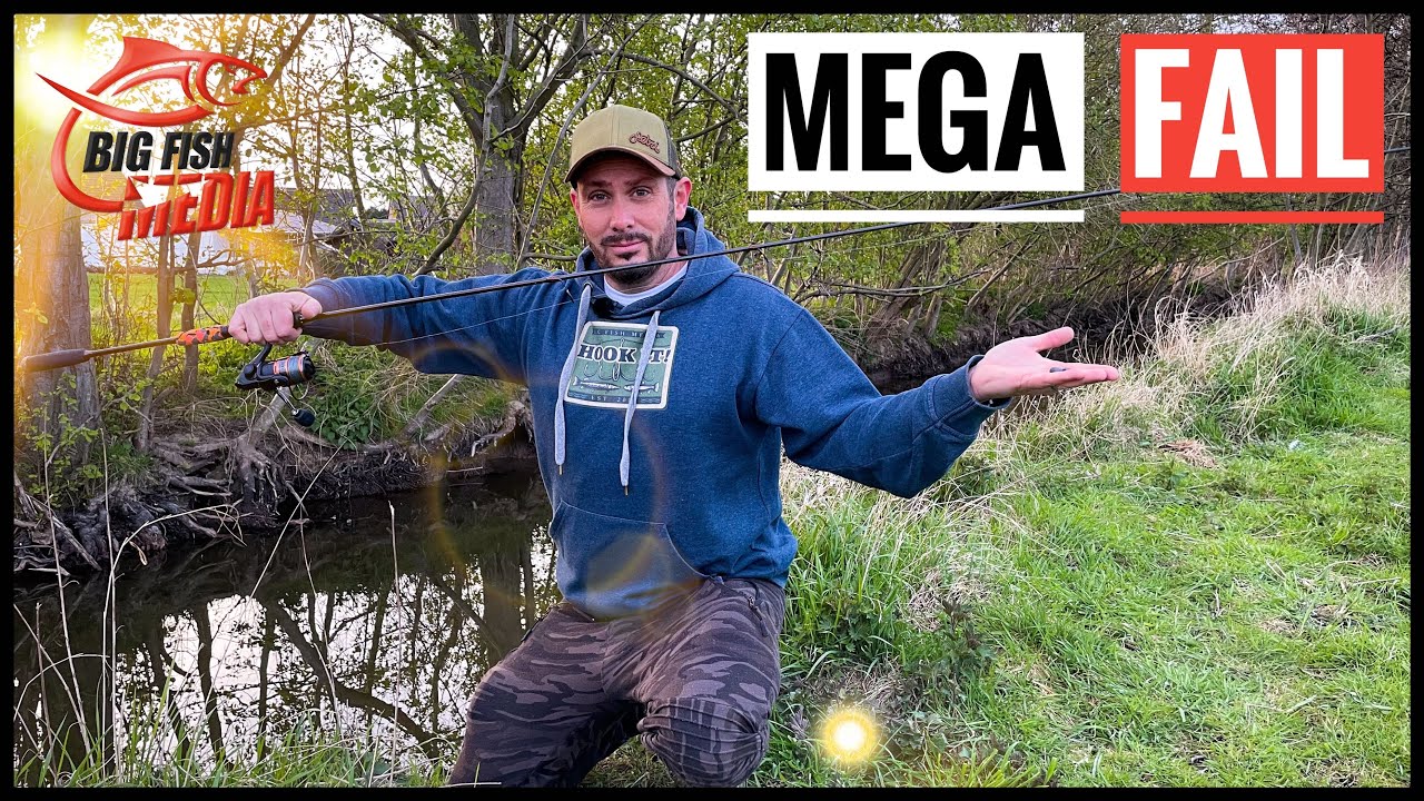 Der MEGA FAIL - Angeln am BACH - CHRISTIAN gescheitert :-(