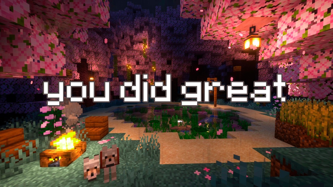 you shouldn't worry, everything will be fine... (minecraft music w fire & water)