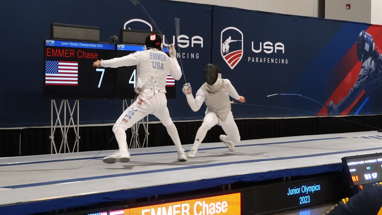 2023 Denver Junior Olympics Men's Foil Gold EMMER Chase@KELLY William 4k