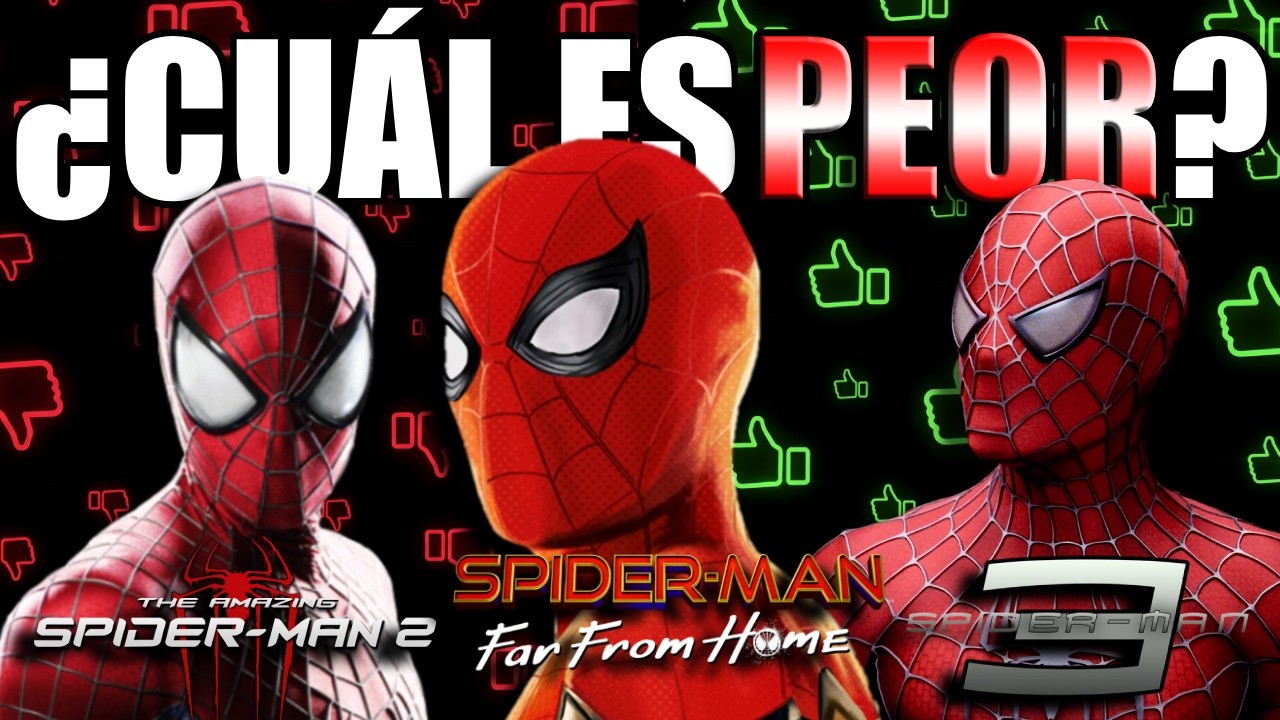 ¿CUÁL ES EL PEOR SPIDERMAN?