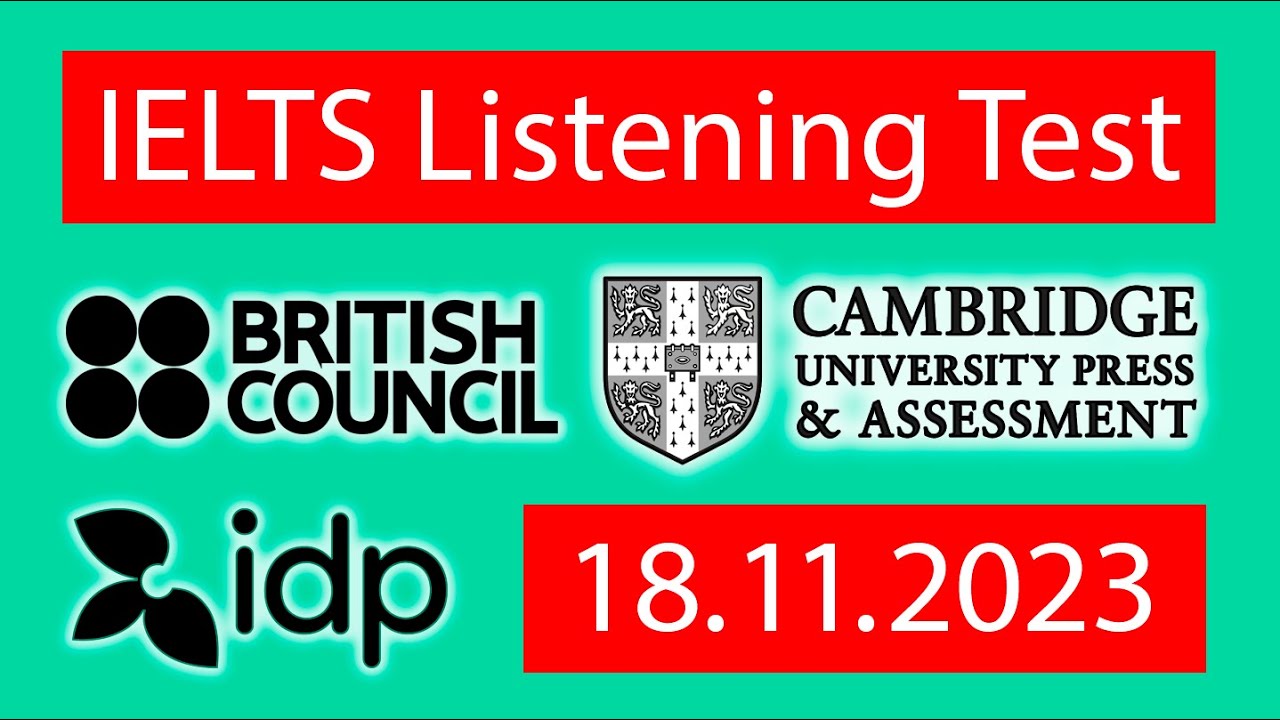 🔴 IELTS LISTENING PRACTICE TEST 🤔 WITH ANSWERS | 18.11.2023 @TheIELTSListeningTest