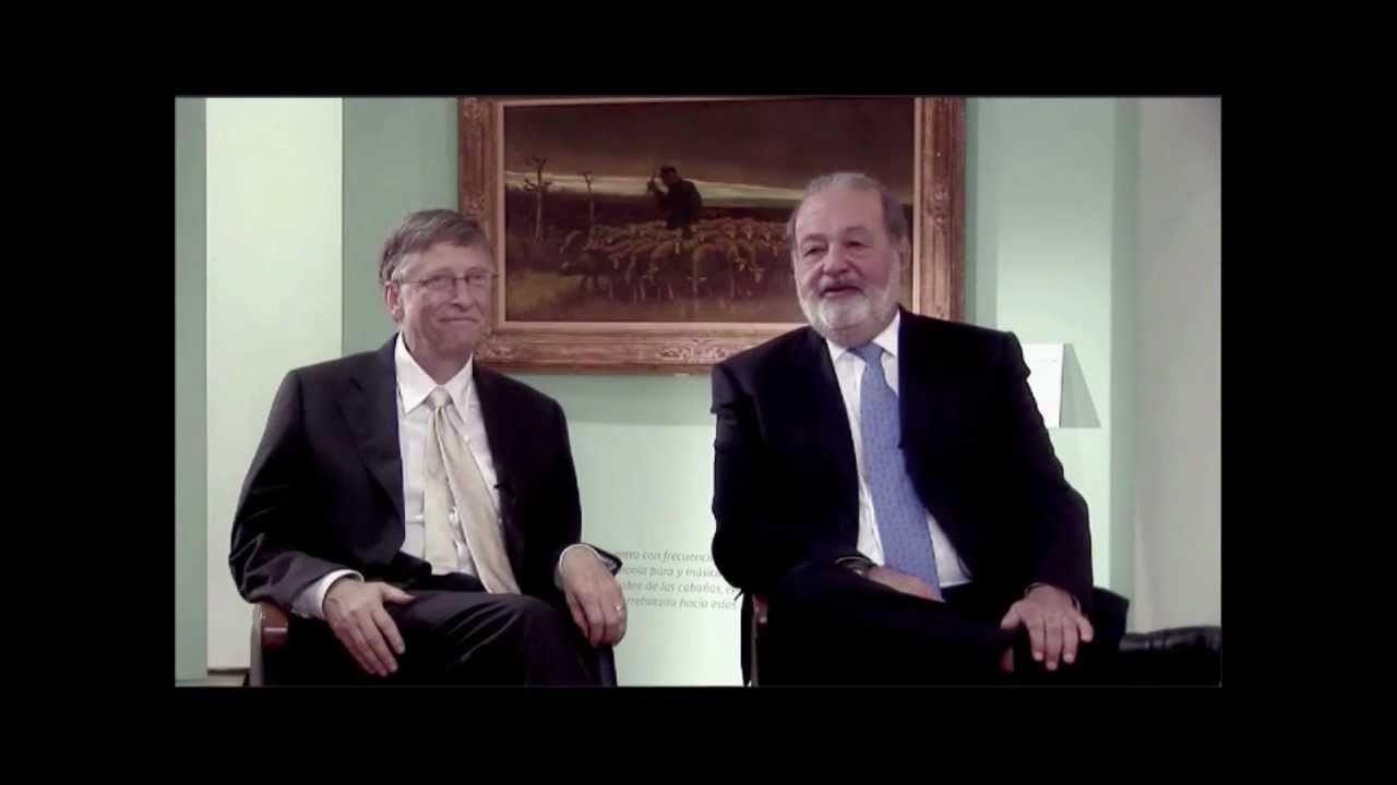 Entrevista Ing. Slim -  Sr. Bill Gates  SM2015