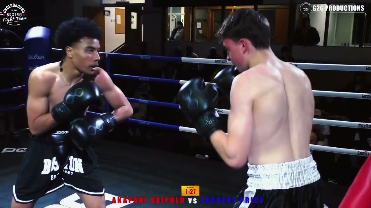 UNDERGROUND FIGHT NIGHT 4: AKAPANI VAIPULU vs ZACHERY ZANDER PRICE BOXING FIGHT
