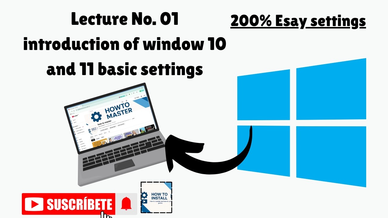 1️⃣ Windows 10/11 Settings Introduction | Complete Beginner Guide (Lecture 1)