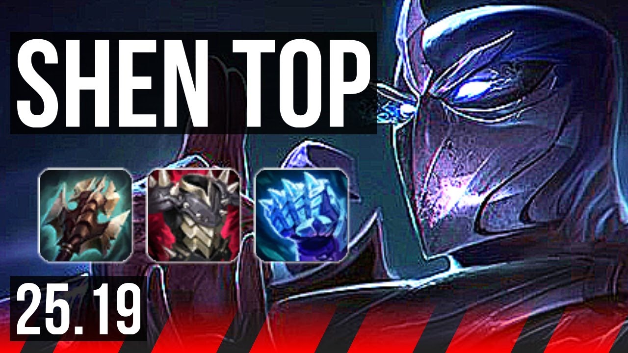 SHEN vs DARIUS (TOP) | 900+ games, Dominating | KR Master | 25.19