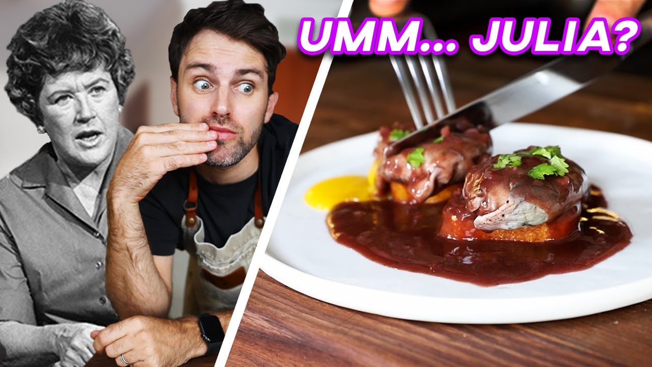 Julia Child's Eggs Poached in... Red Wine (?!) | Jamie & Julia