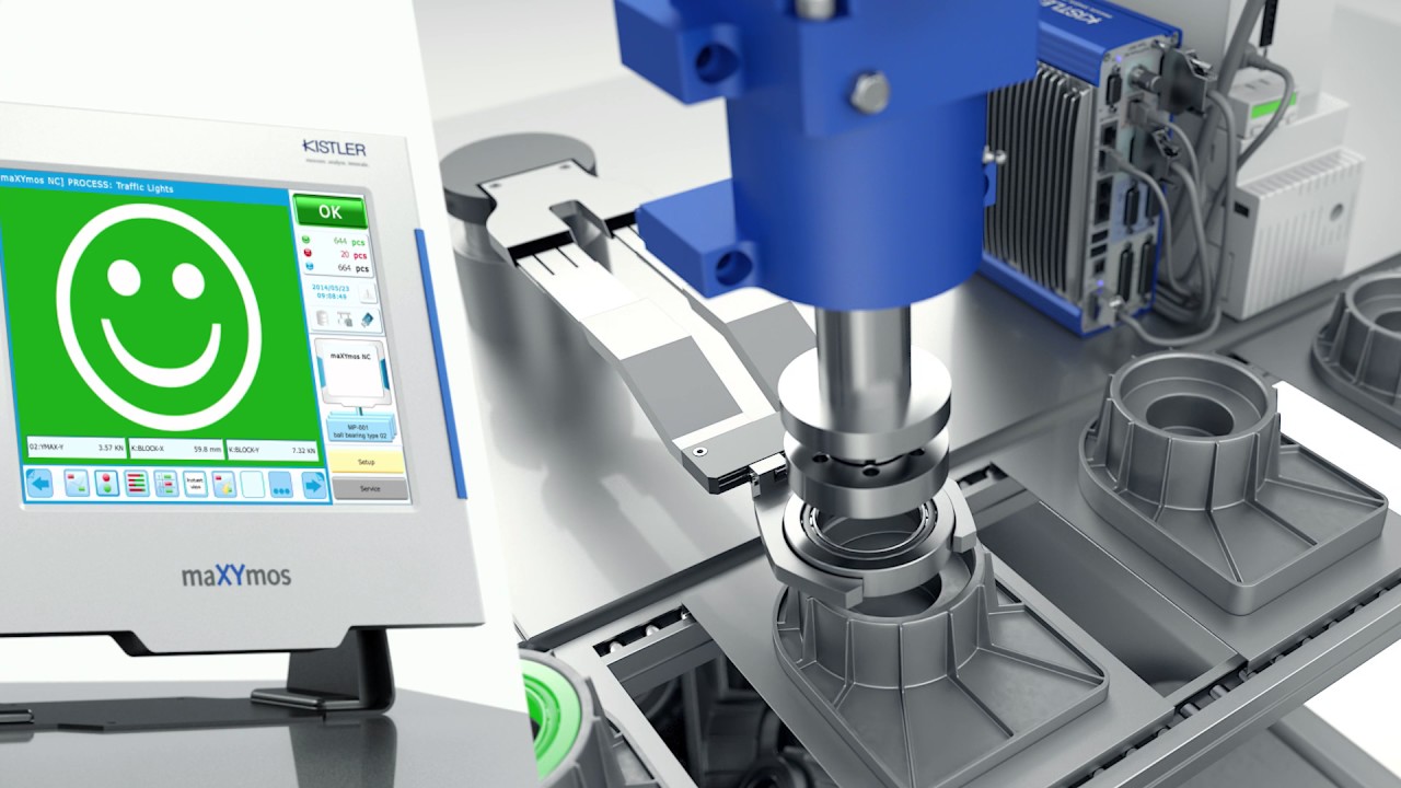 Servo presses – monitor and control joining and press-fitting processes with maXYmos NC