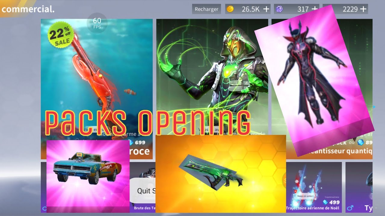 Pack Opening : des nouveaux PACKS   de créative destruction