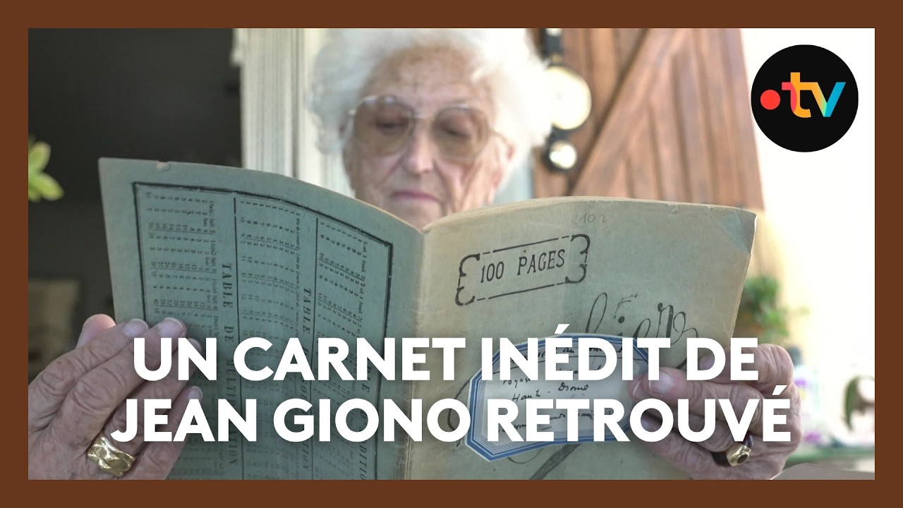 Un carnet de voyage inédit de Jean Giono retrouvé après 80 ans et restitué à sa fille
