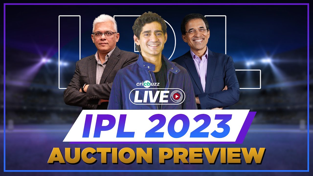 Cricbuzz Live, IPL 2023 Auction: Preview - What do #IPL teams need?