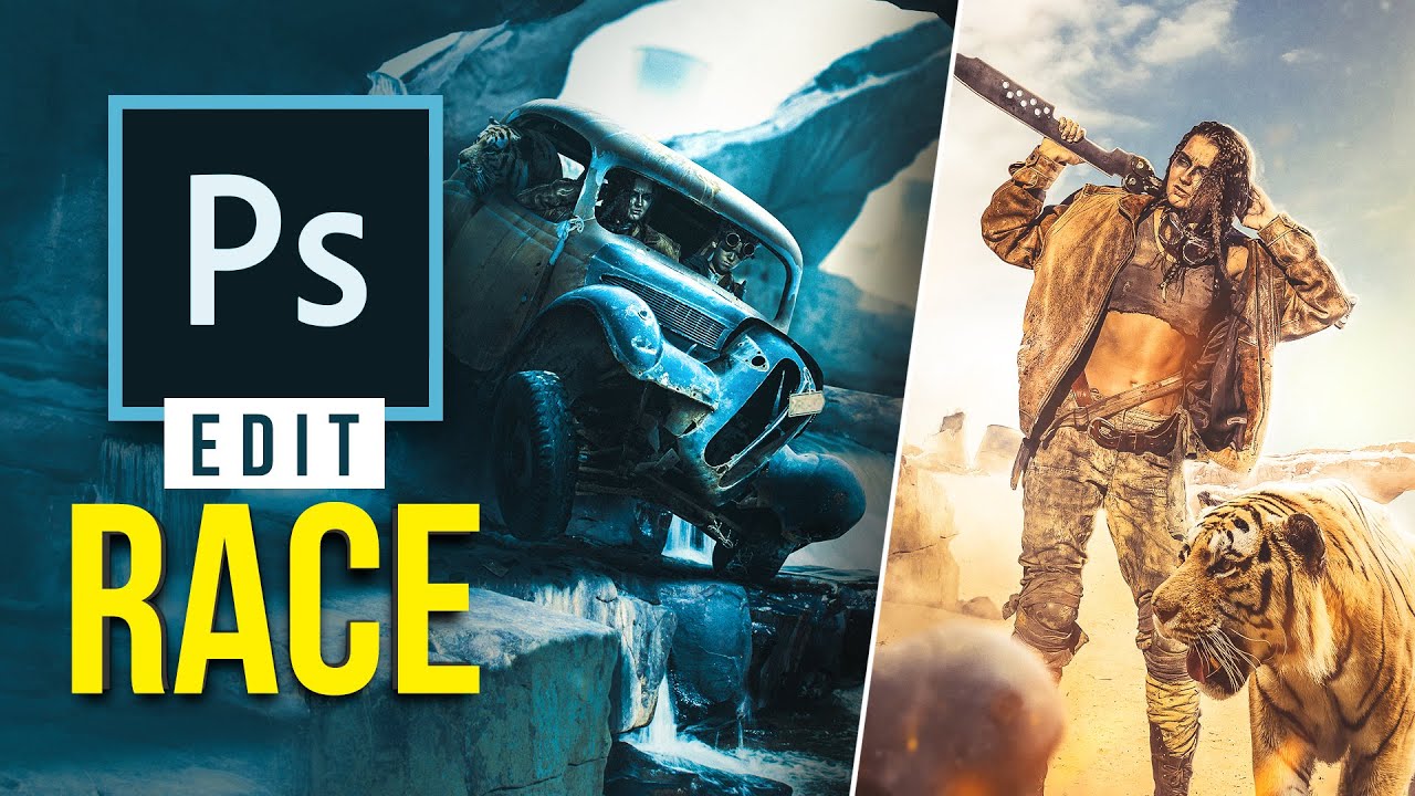 2 Digital Artists Use The Same Stock Images! (photoshop) | Edit Race S1E5