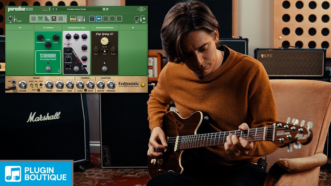 UAD Paradise Studio Guitar - No Talking!