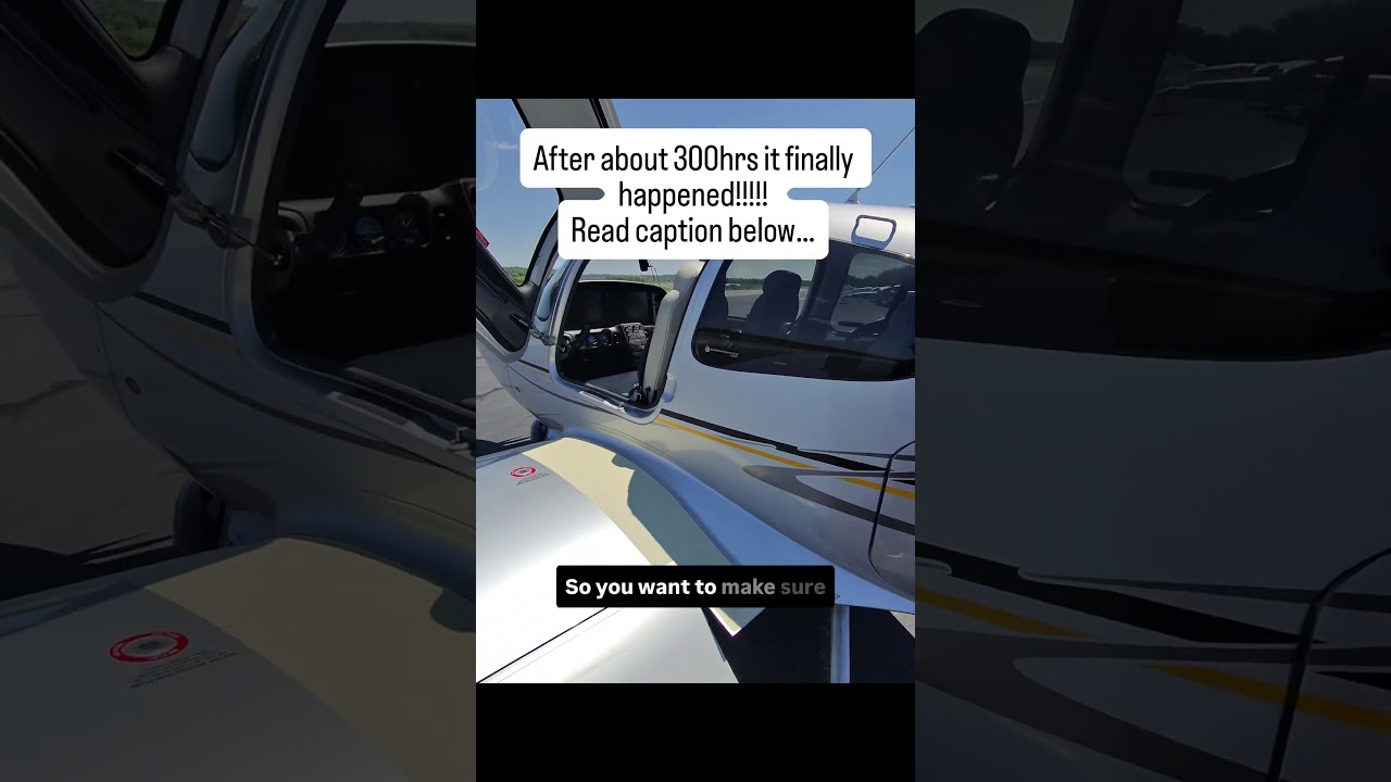 300 Hours In&hellip; I Almost Took Off With the Fuel Cap Facing the wrong way #Aviation #Pilot