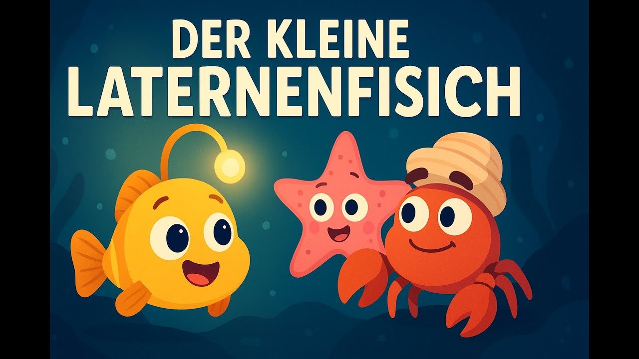 Der kleine Laternenfisch 🐠✨ | Süße Cartoon Geschichte für Kinder #disney #kinder #kids #deutsch