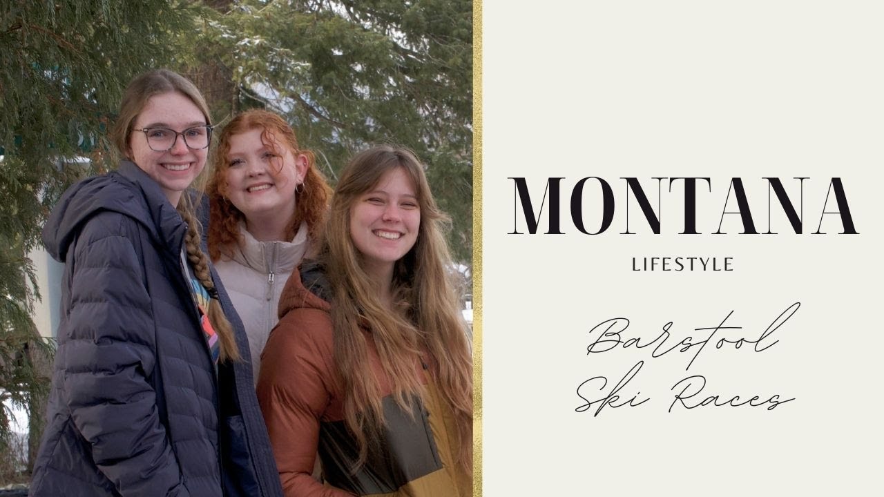 Winter in Montana: Barstool Ski Races & Winter Activities in Martin City Montana #montanaliving