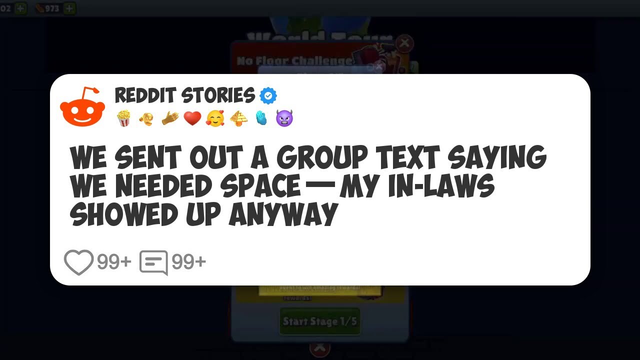 We Sent Out a Group Text Saying We Needed Space—My In-Laws Showed Up Anyway 