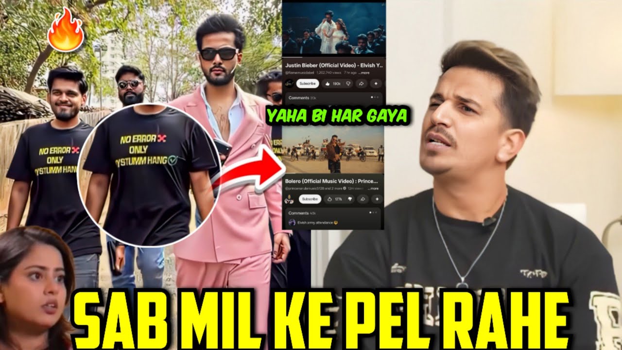 Now Elvish Yadav & His Team Brutally Troll Prince Narula 🤣Nishu Tiwari On Elvish,Elvish Vs Prince 
