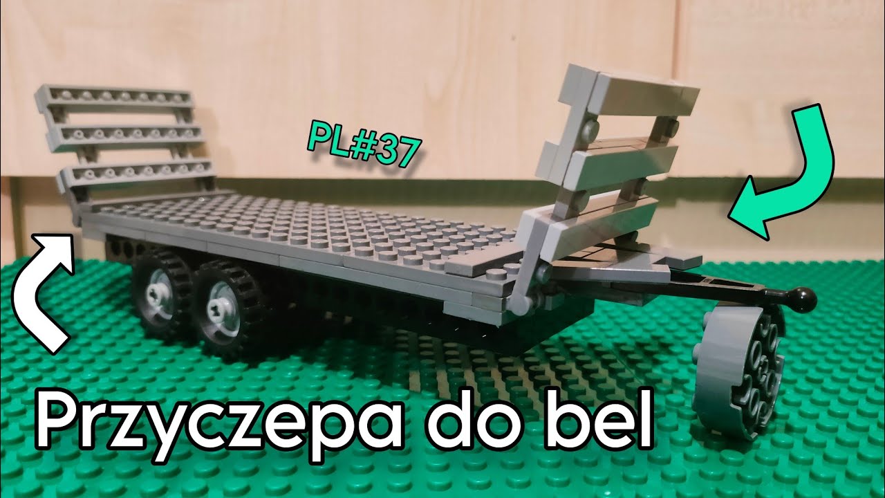 Jak zbudować przyczepę do bel / balotów | Poradnik LEGO #37 - Bale trailer