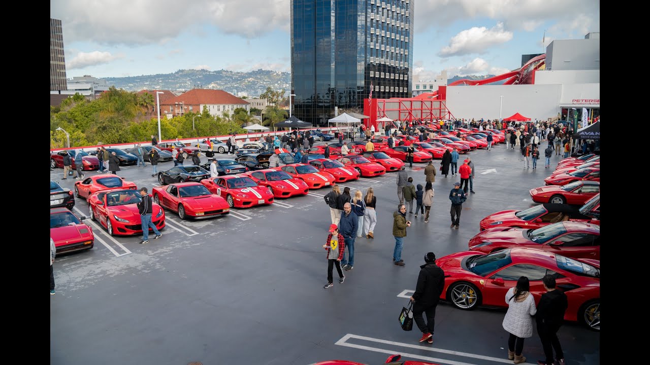 Insane! 300+ Ferraris at the Peterson Automotive Museum.