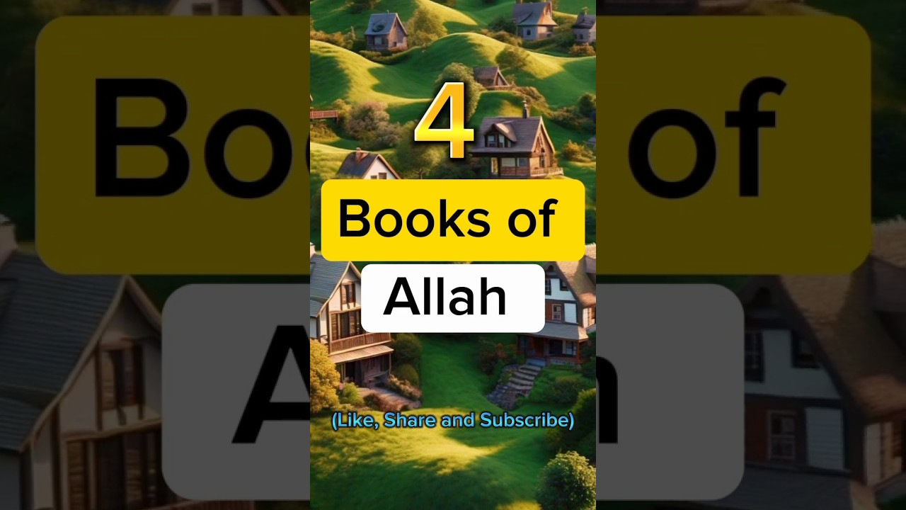 4 Books of Allah #edit #music #explore #foryou #arabic #allah #facts #learn #halal