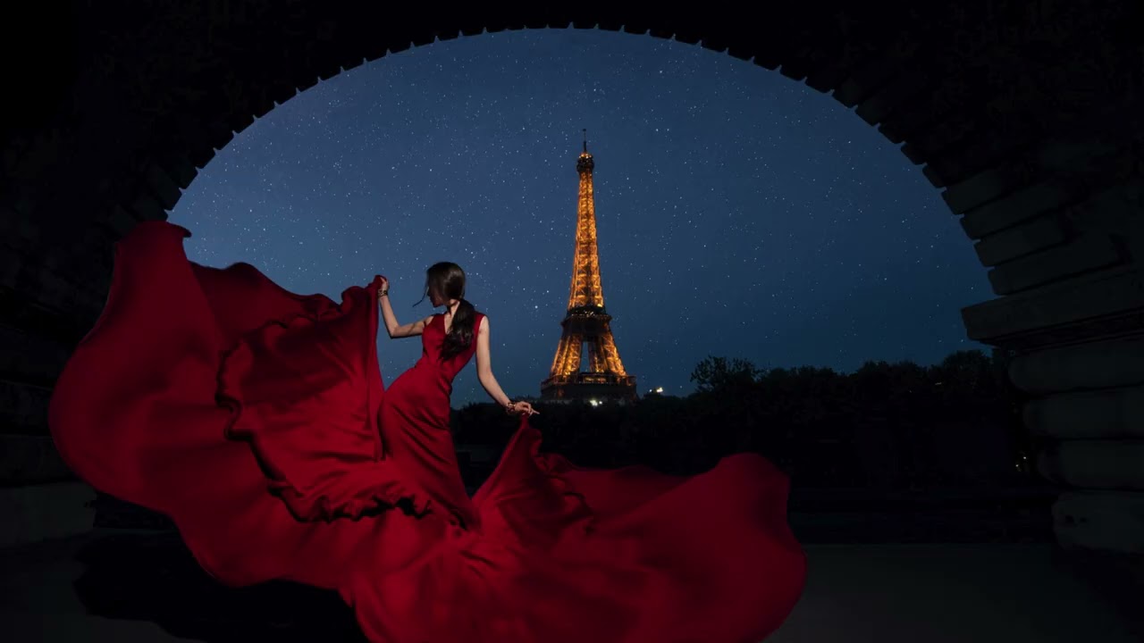 on a summer evening somewhere in Paris,waltzing girl, you stole my heart.#music #love #france#paris