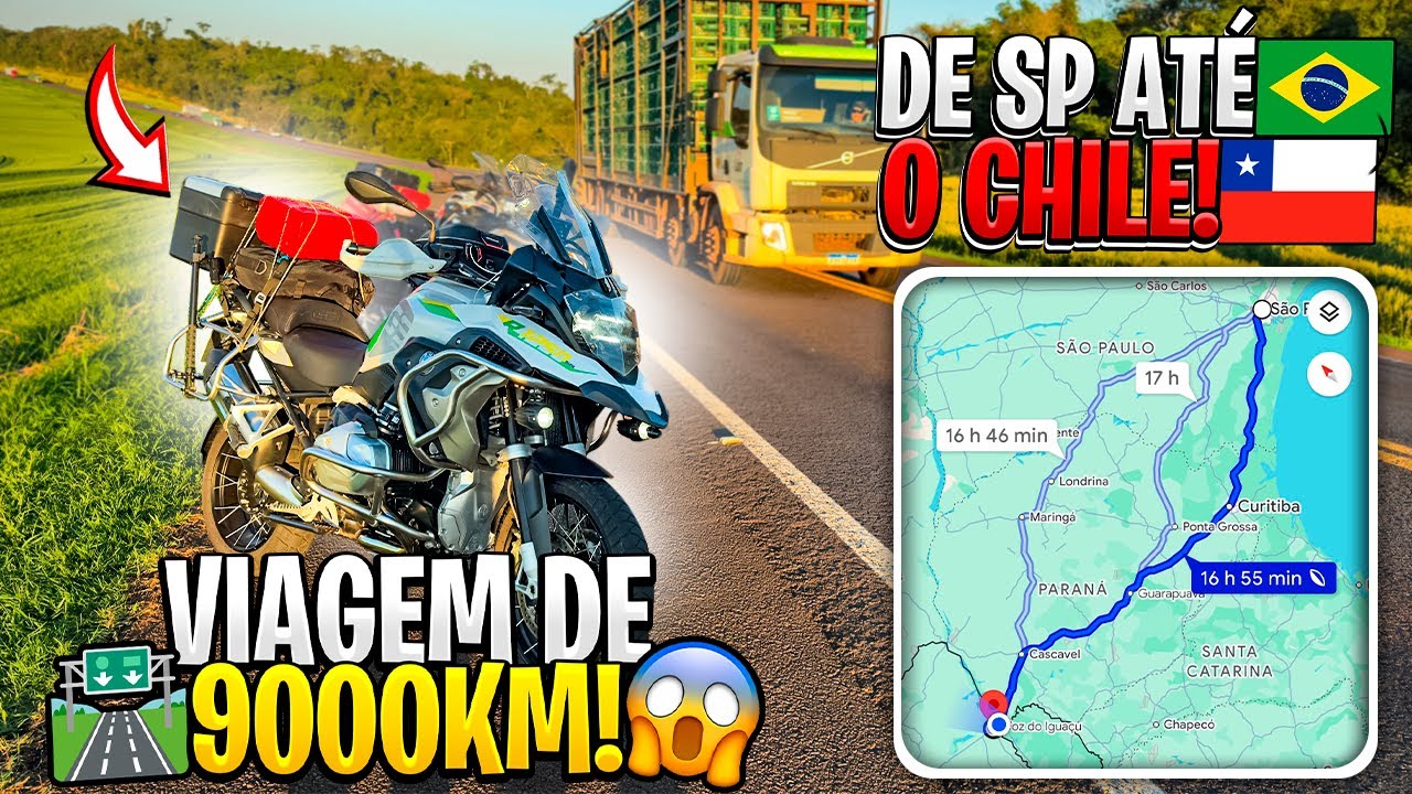 DE S&Atilde;O PAULO AT&Eacute; O CHILE 🇨🇱 PRIMEIRA VIAGEM DE BMW 1250 Edi&ccedil;&atilde;o Especial | EP  01