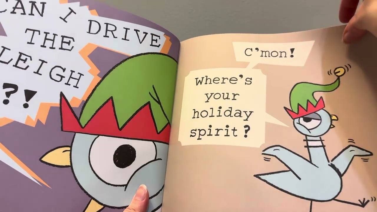 Read to Me | Don’t Let the Pigeon Drive the Sleigh by Mo Willems - Christmas Book for Kids