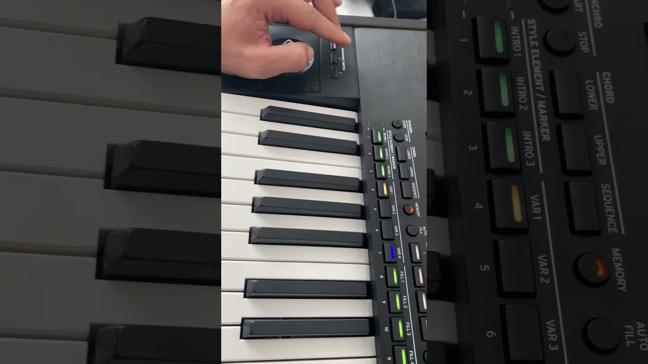 KORG PA 5x sviç ayarlama kaos kullanımı güncelleme  versiyon kontrol set point ve kısa yollar