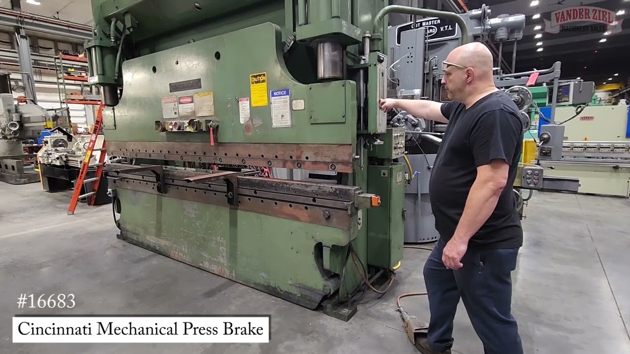 Running a Cincinnati Mechanical Press Brake, 16683