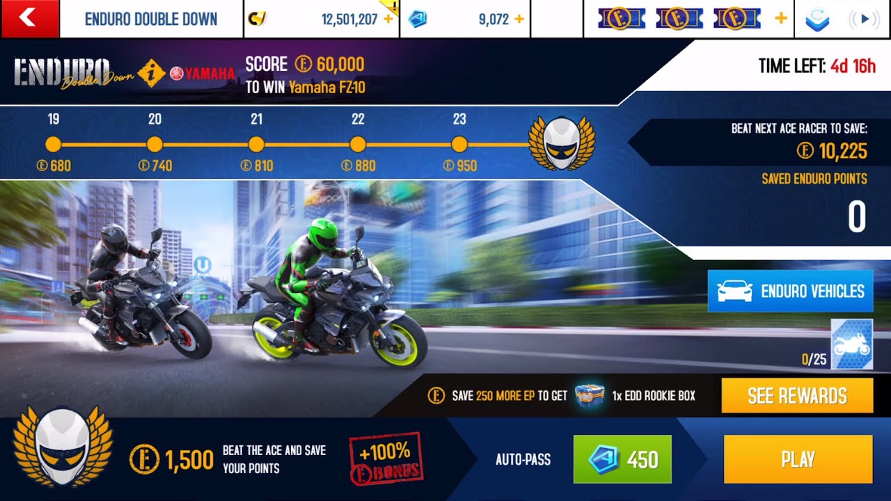 Asphalt 8, Yamaha FZ-10, ENDURO full 1/2