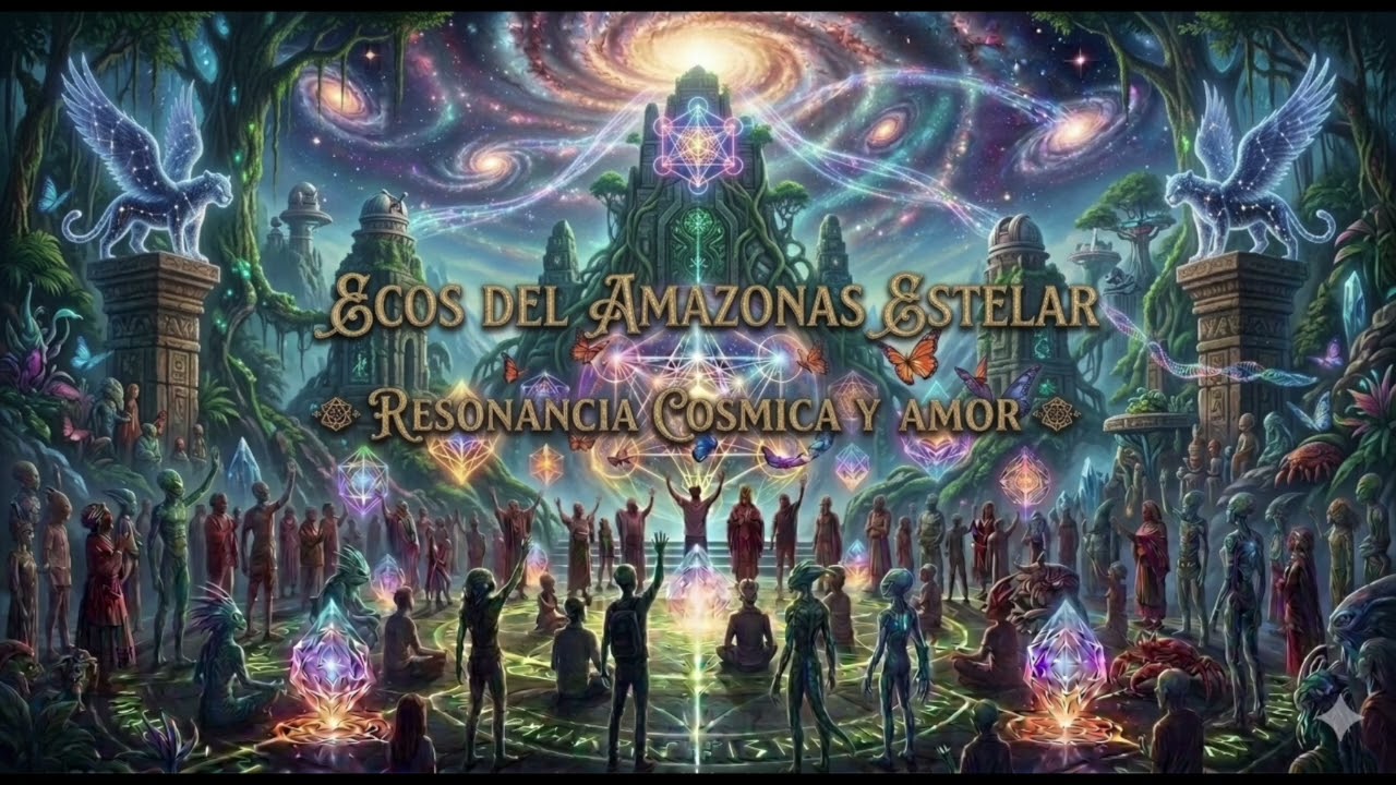 Ecos del Amazonas Estelar 🌿🌌 Música Electrónica Espiritual y Cósmica | Electrónica del Ser