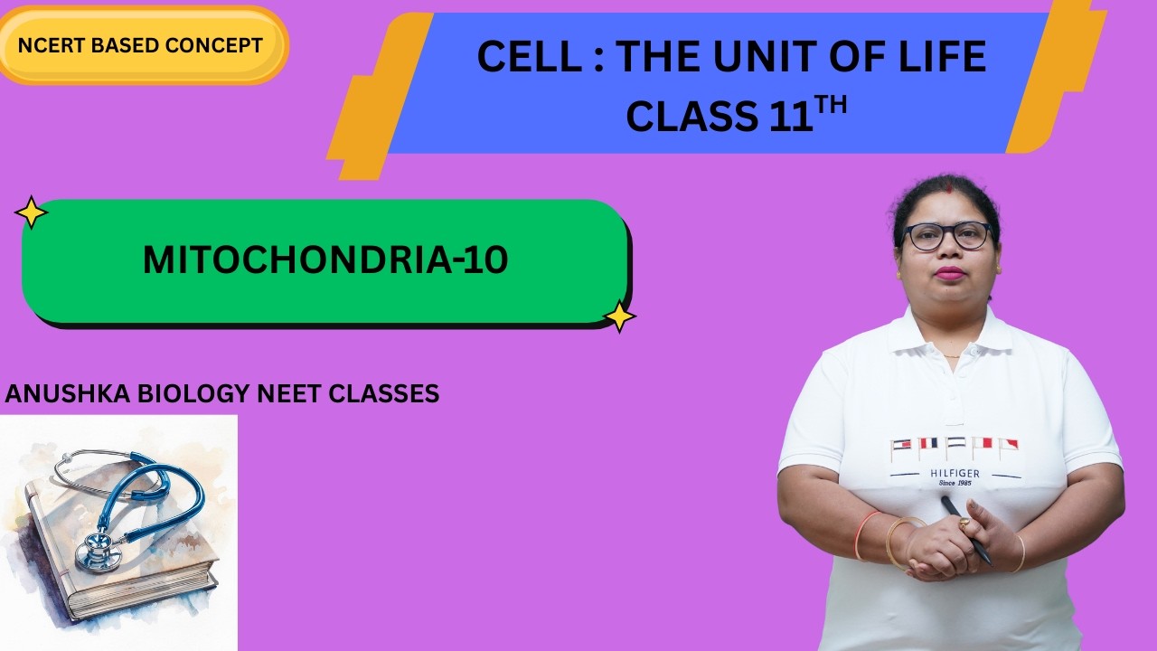 CELL : THE UNIT OF LIFE CLASS 11TH (MITOCHONDRIA)