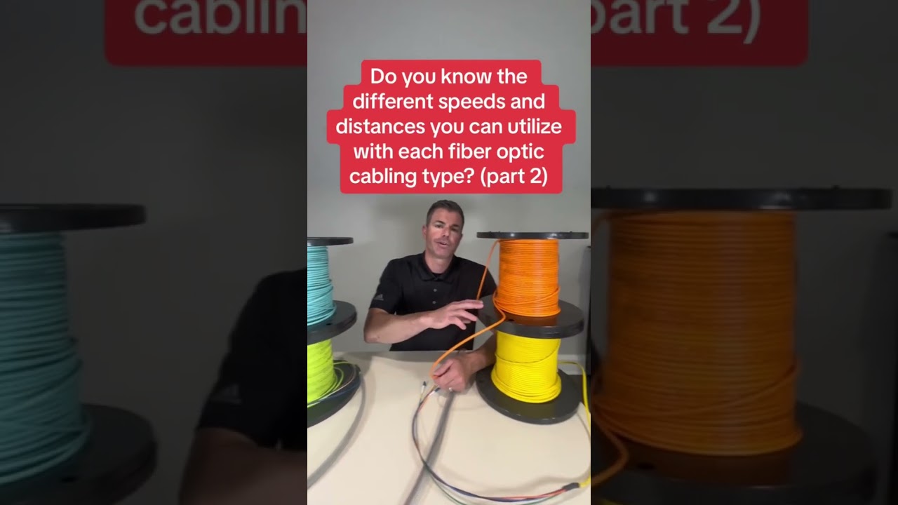 Do you know the different speeds and distances you can utilize with each fiber optic type? (Part 2)