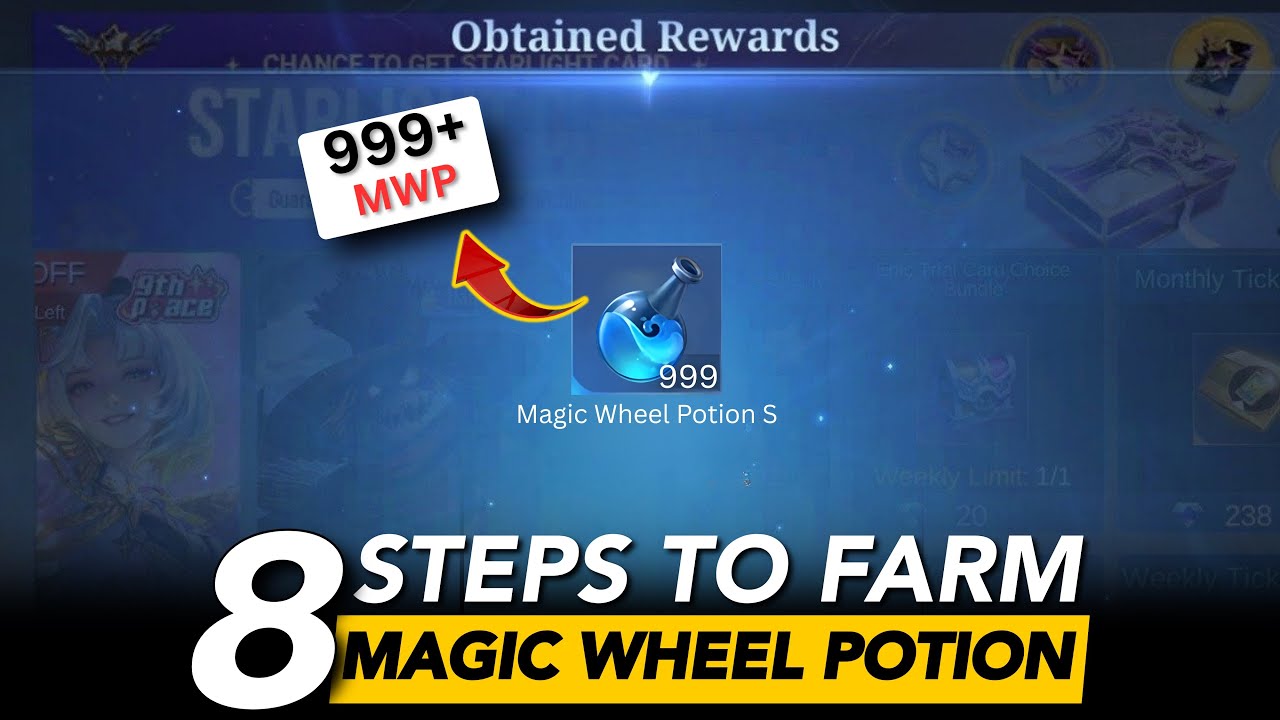 8 BEST METHOD TO GET MAGIC WHEEL POTIONS FOR GETTING THE LEGEND SKINS