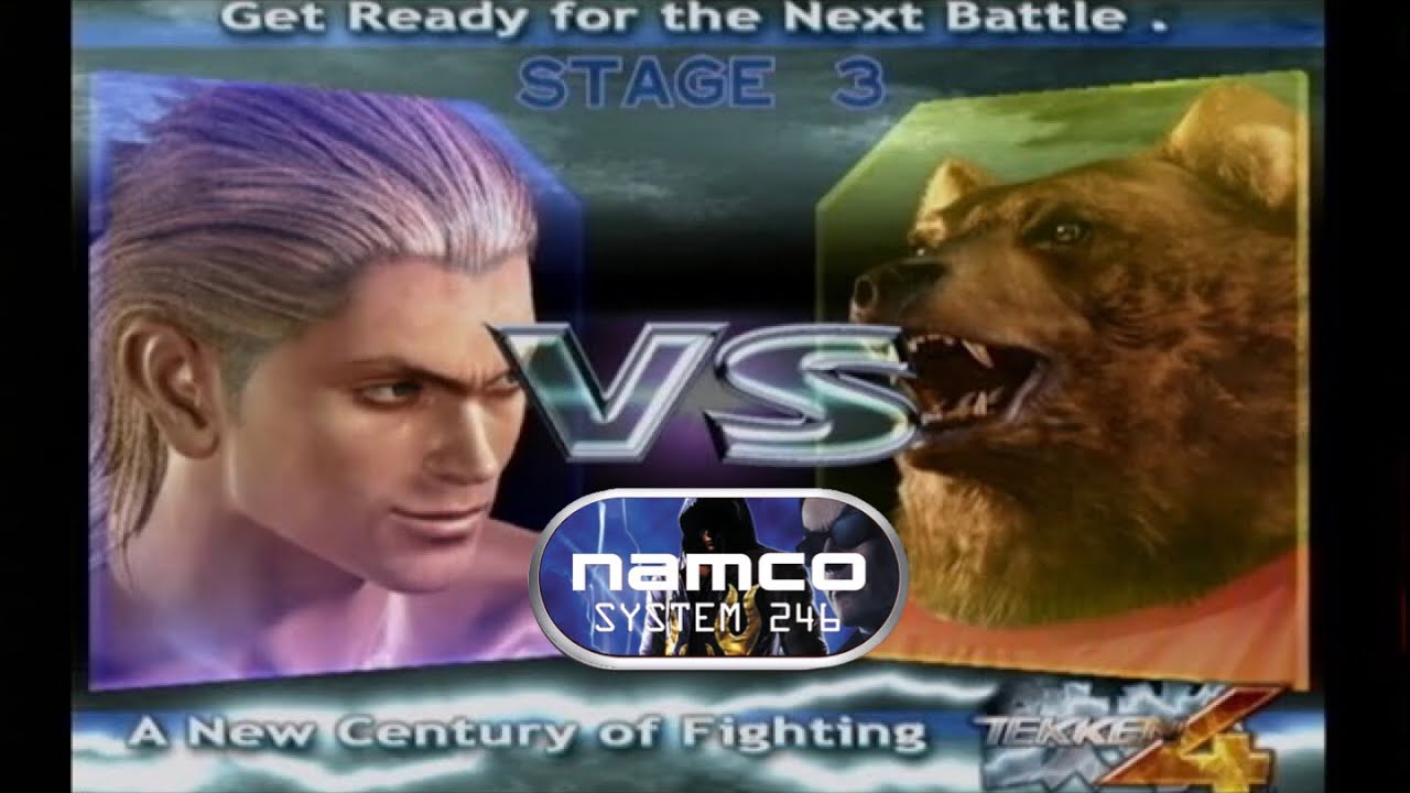 TEKKEN 4 Namco system 246 Steve Fox 4K Arcade