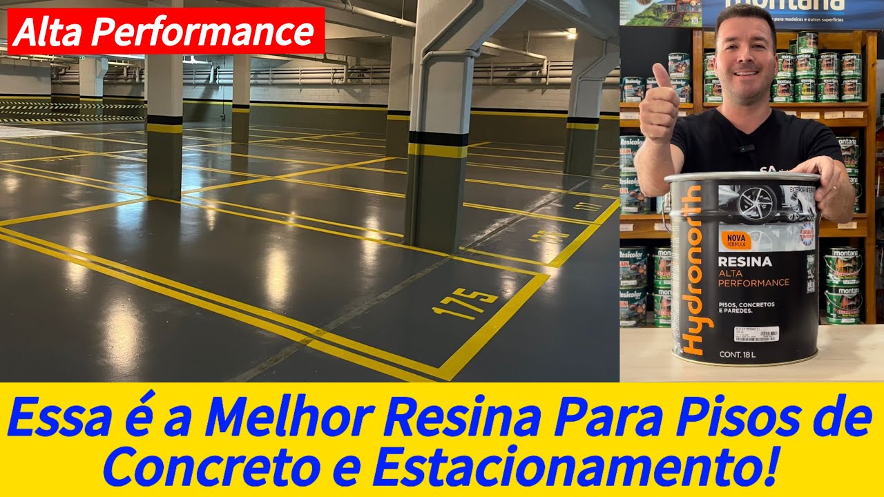 Essa é A Melhor Resina de Alta Performance Para Pintar Garagens e Pisos de Concreto! - SAtintas