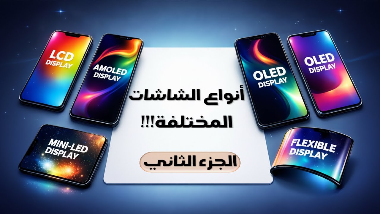انواع شاشات الهواتف - الجزء 2