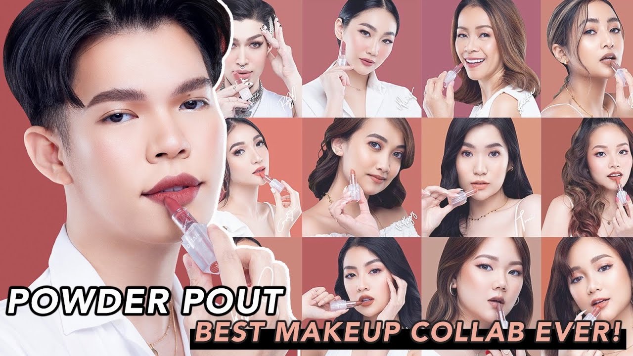 DETAIL COSMETICS POWDER POUT SWATCHES ON FAIR SKIN + WHY THIS MAKEUP COLLAB IS A MUST HAVE!!! 💋