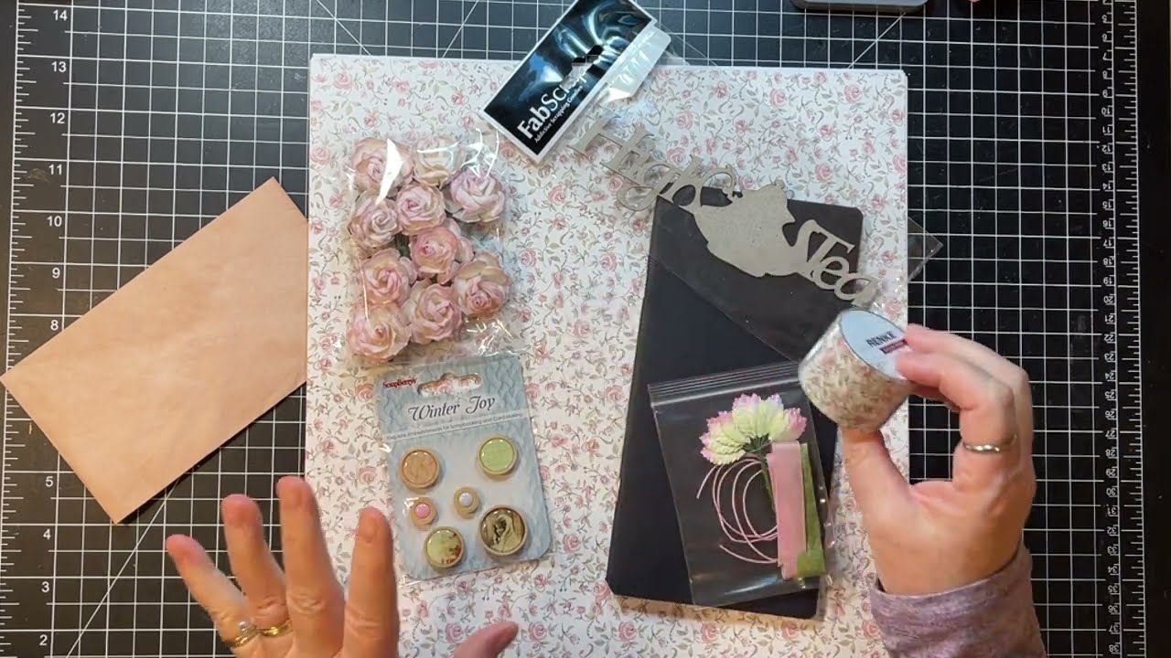 Project - CraftyCity's 10th Anniversary Celebration YT Hop - Faux Front Envelope/Matching Notepad