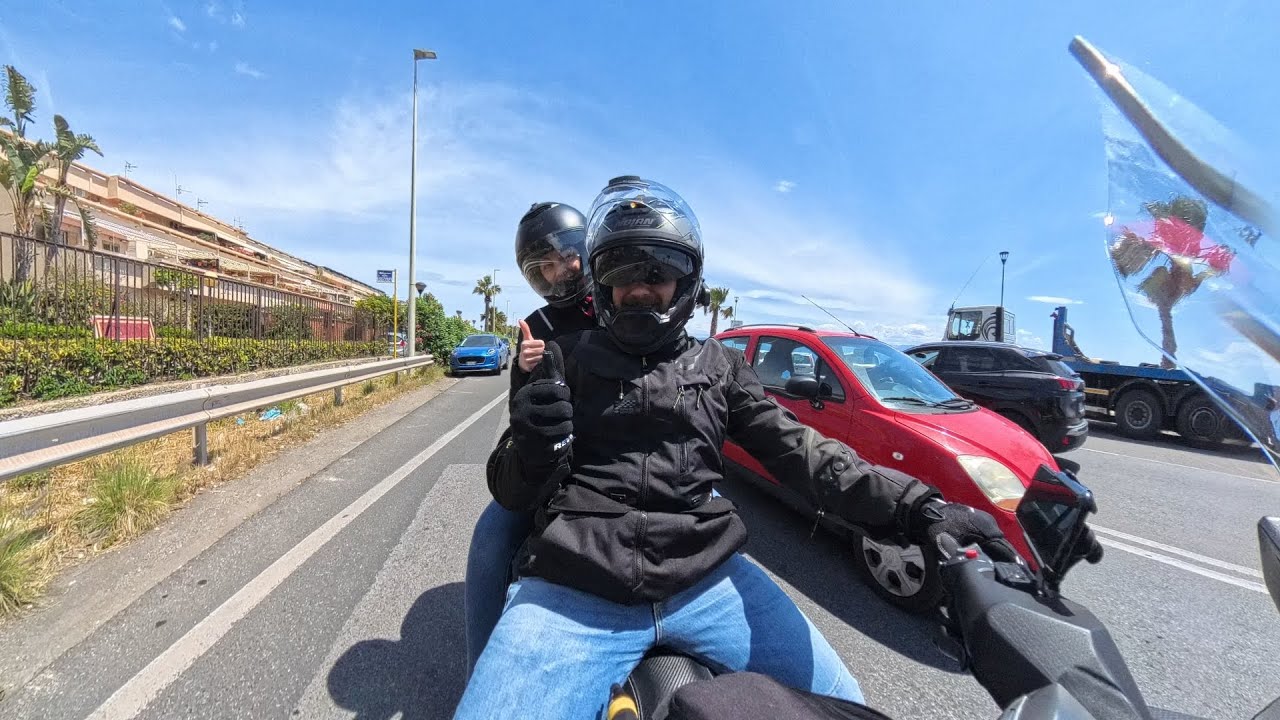 Sicilia in moto, Taormina-Catania-Palermo-Tindari, tra pioggia e Incidenti!