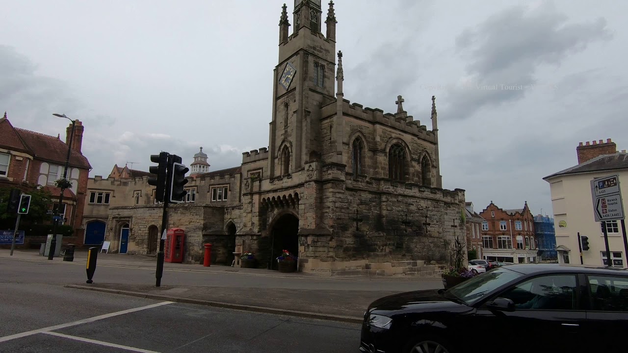 Walk around Warwick's Historic Town Centre - Warwickshire England