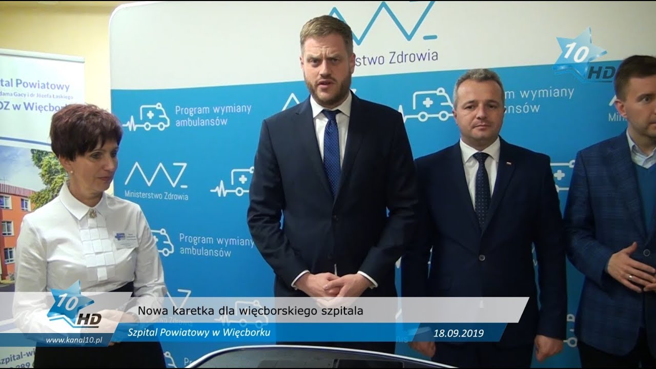 Nowa karetka dla Szpitala Powiatowego w Więcborku, 18.09.2019 r.