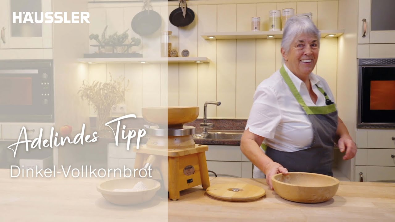 Dinkel-Vollkornbrot mit Adelinde Häußler – ein Rezept mit Tradition seit 40 Jahren! 🧑‍🍳❤️
