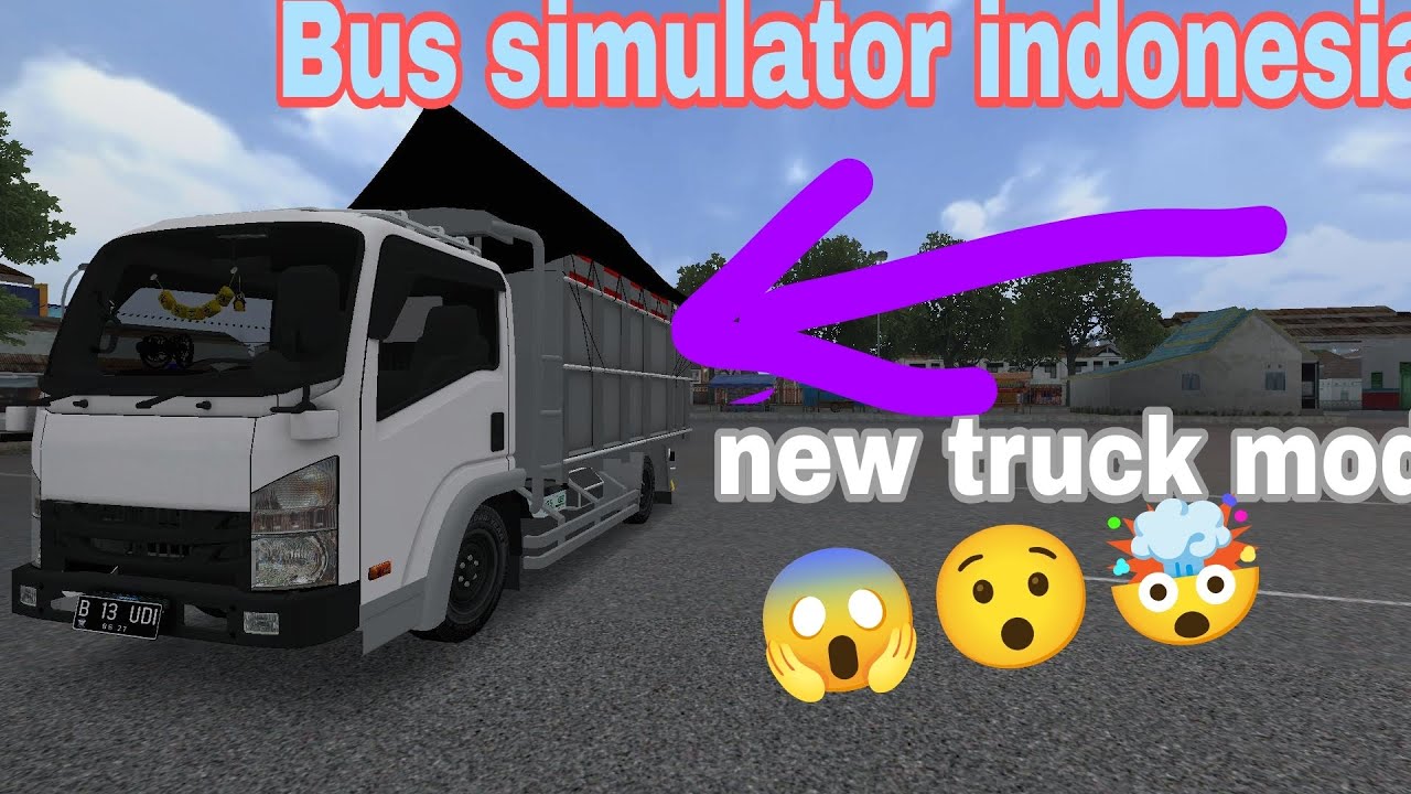 NMR71 truck mod 😱🔥 in -BUS SIMULATOR INDONESIA GAMEPLAY 🔥 [FASTEST TRUCK IN BUS SIMULATOR INDONESIA]