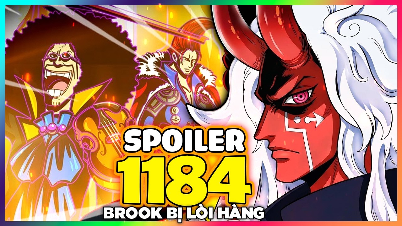SPOILER One Piece Chap 1184 - *CHƠI LỚN* ODA TUNG CLIP BROOK!