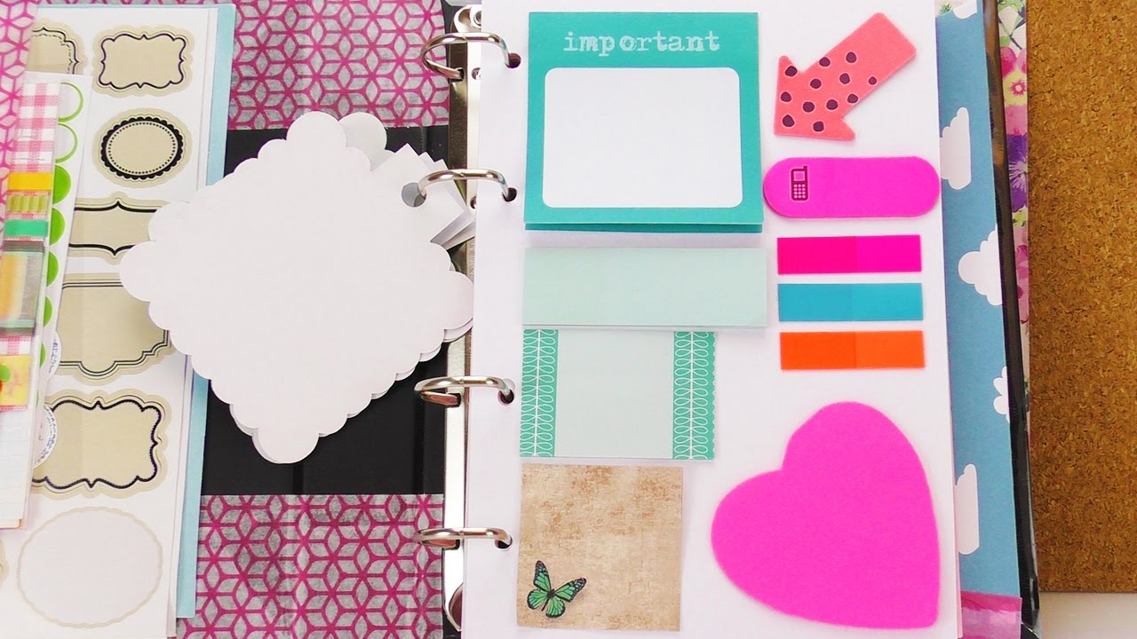 DIY Kalender gestalten | Post-it Sammlung + Neue Seite im Planer selber machen | DIY Inspiration