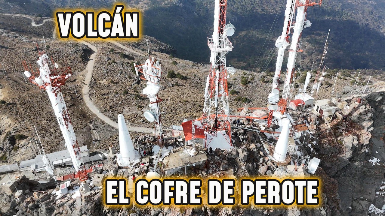 CONGELADO EL VOLCÁN COFRE DE PEROTE EN VERACRUZ