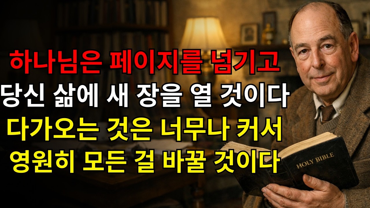 오늘이 그날이다! 하나님은 페이지를 넘기고 당신의 삶에 완전히 새로운 장을 열 것이다 — 다가오는 것은 너무도 커서 당신을 물에서 포도주로 바꿔놓을 것이다 | C.S. 루이스