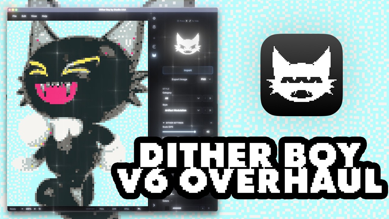 Руководство по анимации Dither Boy и обзор бесплатного обновления 6.0, а также основные принципы ...